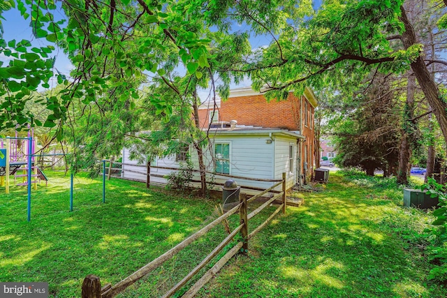 209 E Broad St, Falls Church, VA 22046 - view of yard with a playground