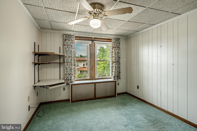 1212 Astor St, Norristown, PA 19401 - spare room featuring light colored carpet and a ceiling fan