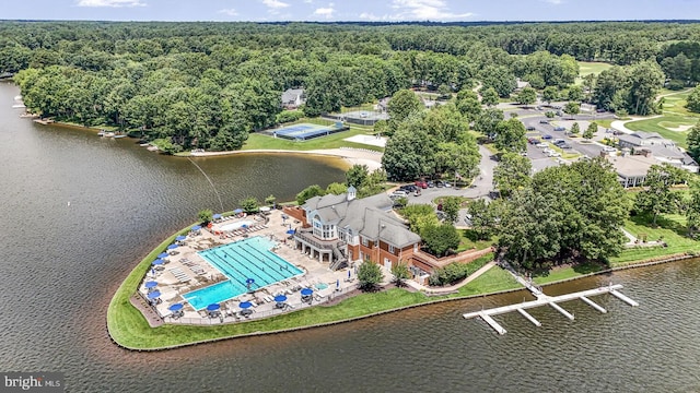 11203 Field Cir, Spotsylvania, VA 22551 - bird's eye view of a nearby body of water and a forest