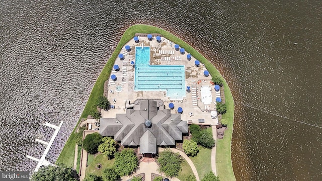 11203 Field Cir, Spotsylvania, VA 22551 - drone / aerial view of a pool