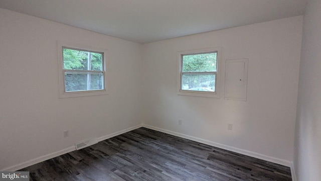 1414 Osborne Dr, Port Norris, NJ 08349 - empty room featuring dark wood-type flooring and plenty of natural light