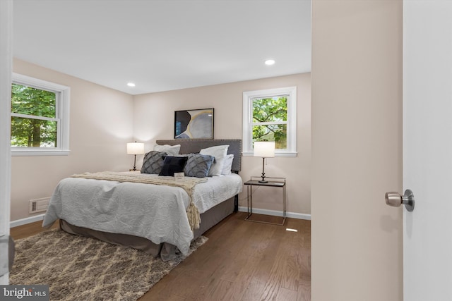 423 Highmeadow Rd, Reisterstown, MD 21136 - bedroom featuring wood finished floors and recessed lighting