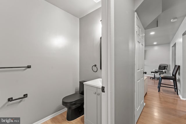 1922 Brookdale Rd, Baltimore, MD 21244 - bathroom with wood finished floors and vanity