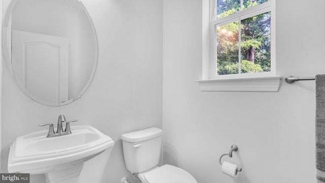 904 Joseph Johnson Dr, Annapolis, MD 21401 - half bath featuring toilet and a sink