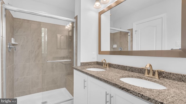 904 Joseph Johnson Dr, Annapolis, MD 21401 - full bath featuring a shower stall and double vanity