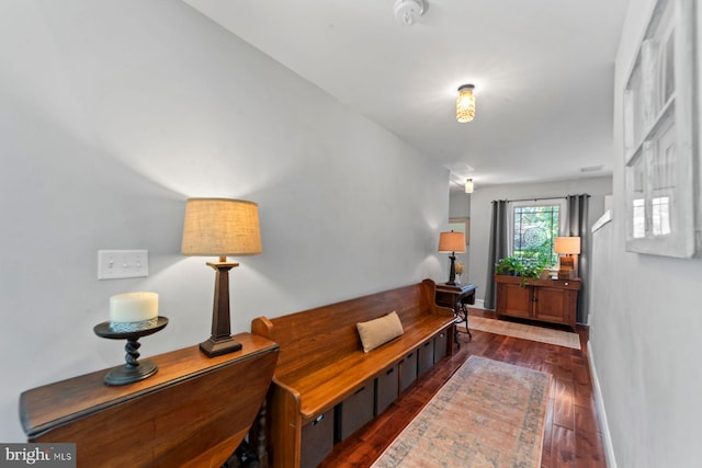 65 Shady Brook Ln, Princeton, NJ 08540 - living area with dark wood finished floors
