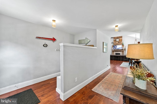 65 Shady Brook Ln, Princeton, NJ 08540 - hallway with wood finished floors