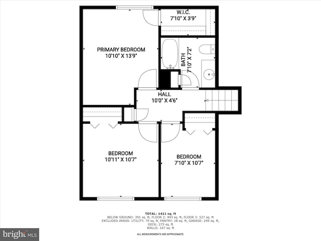 6250 Fairbourne Ct, Hanover, MD 21076 - view of property floor plan