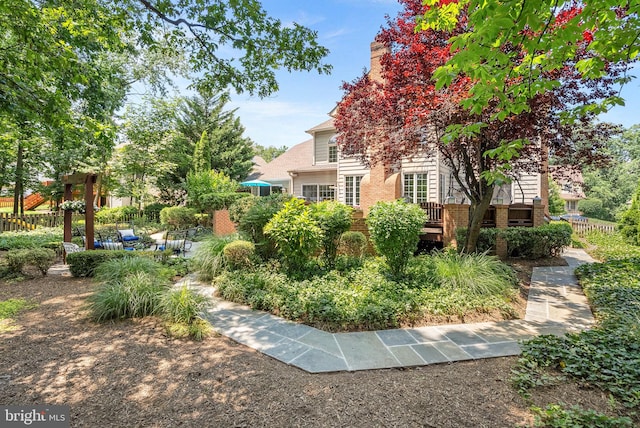 43251 Brownstone Ct, Ashburn, VA 20147 - view of yard with a patio area