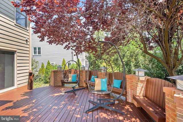 43251 Brownstone Ct, Ashburn, VA 20147 - view of wooden terrace