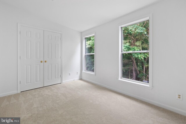 5840 Wescott Hills Way, Alexandria, VA 22315 - unfurnished bedroom featuring a closet, carpet, and multiple windows