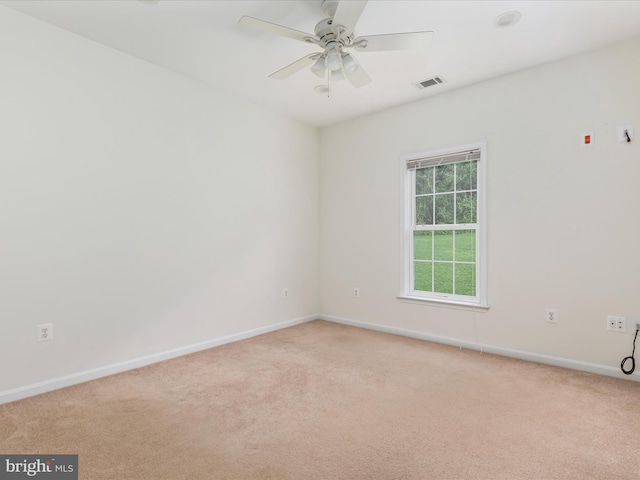364 Stoney Bottom Rd, Front Royal, VA 22630 - spare room featuring light carpet and ceiling fan