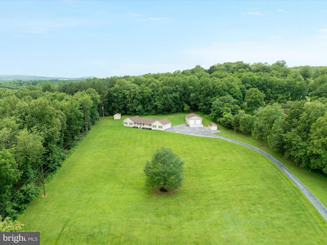 364 Stoney Bottom Rd, Front Royal, VA 22630 - view from above of property with a forest