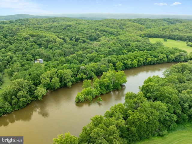 364 Stoney Bottom Rd, Front Royal, VA 22630 - aerial view of a nearby body of water and a forest