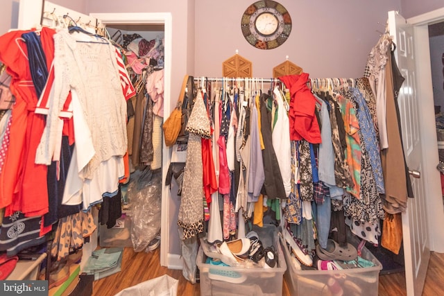 4306 Greenhill Ave, Baltimore, MD 21206 - walk in closet with wood finished floors