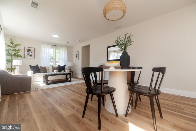 6827 Highland Ave, Pennsauken, NJ 08110 - dining room featuring light wood finished floors and recessed lighting