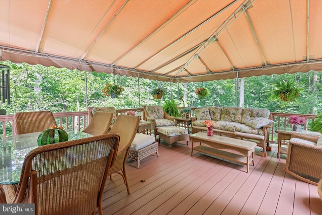 130 Piqua Cir Unit 30, Berwyn, PA 19312 - wooden deck with an outdoor living space and outdoor dining space