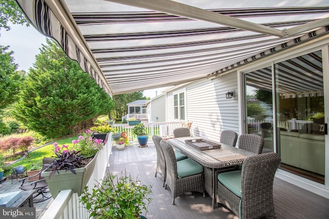 37126 Solitude Dr, Selbyville, DE 19975 - deck with outdoor dining area