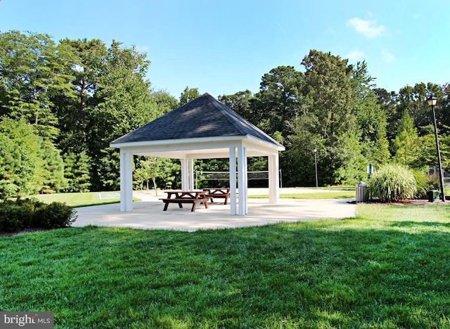 37126 Solitude Dr, Selbyville, DE 19975 - surrounding community featuring a gazebo and a lawn