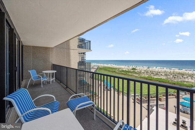 403 N Edgewater House Rd Unit 403N, Bethany Beach, DE 19930 - balcony with view of water and beach