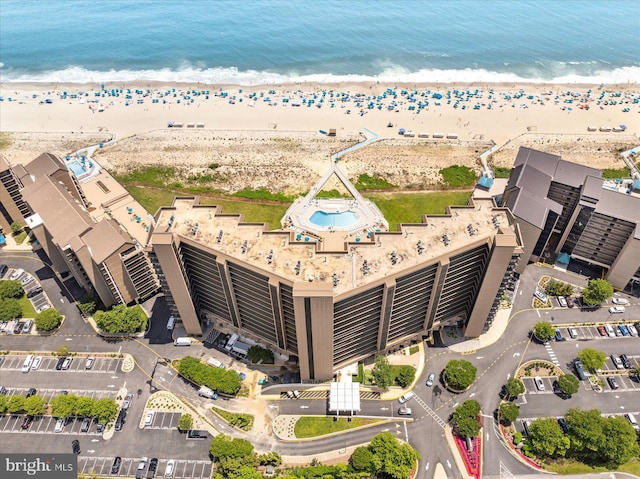 403 N Edgewater House Rd Unit 403N, Bethany Beach, DE 19930 - bird's eye view of waterfront with a beach
