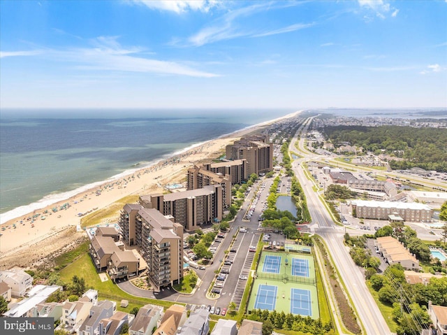 403 N Edgewater House Rd Unit 403N, Bethany Beach, DE 19930 - bird's eye view of waterfront with a beach
