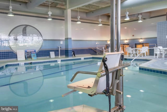403 N Edgewater House Rd Unit 403N, Bethany Beach, DE 19930 - view of indoor community pool