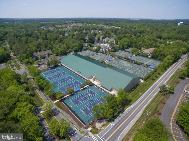 403 N Edgewater House Rd Unit 403N, Bethany Beach, DE 19930 - aerial view of a heavily wooded area