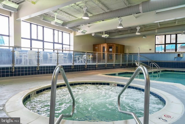 403 N Edgewater House Rd Unit 403N, Bethany Beach, DE 19930 - indoor pool with an in-ground hot tub