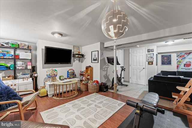 809 Addingham Ave, Drexel Hill, PA 19026 - living room featuring wood finished floors