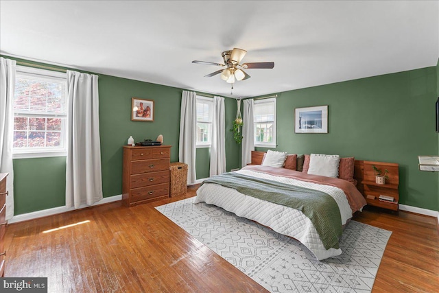809 Addingham Ave, Drexel Hill, PA 19026 - bedroom featuring wood finished floors and ceiling fan