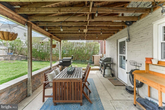 809 Addingham Ave, Drexel Hill, PA 19026 - view of patio featuring area for grilling and outdoor dining space