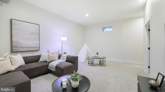 18 Hart Ave, Hopewell, NJ 08525 - living room with carpet and recessed lighting