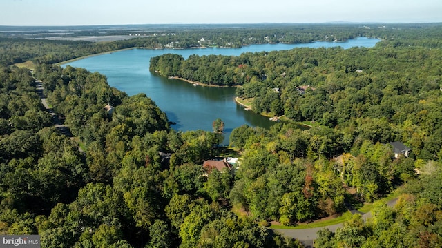 11204 Fawn Lake Pkwy, Spotsylvania, VA 22551 - aerial overview of property's location featuring a large body of water