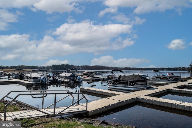 11204 Fawn Lake Pkwy, Spotsylvania, VA 22551 - dock area featuring a water view