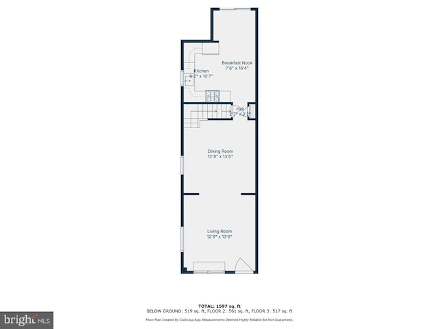 210 N Waverly St, Reading, PA 19607 - view of property floor plan