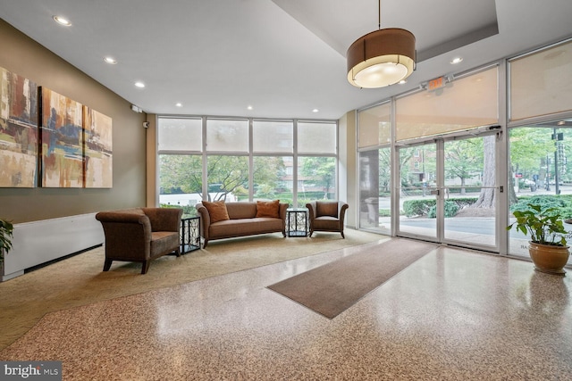 2829 Connecticut Ave NW Unit 706, Washington, DC 20008 - community lobby with expansive windows and recessed lighting