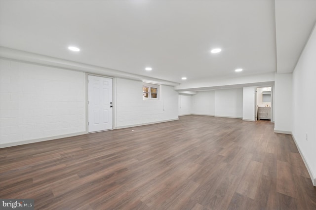 4127 Presidential Dr, Lafayette Hill, PA 19444 - finished below grade area featuring wood finished floors and recessed lighting
