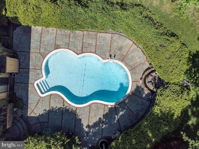 4127 Presidential Dr, Lafayette Hill, PA 19444 - bird's eye view of a pool