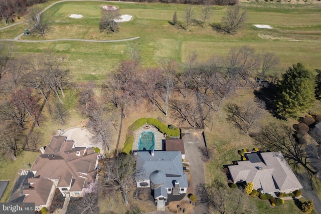 4127 Presidential Dr, Lafayette Hill, PA 19444 - aerial view of property and surrounding area with a local golf course