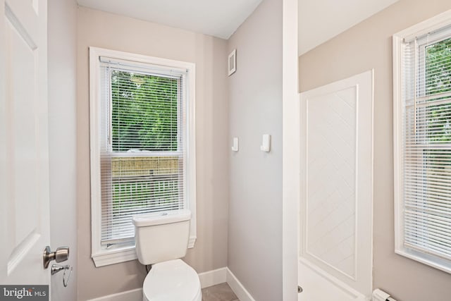 134 S Main St, Glassboro, NJ 08028 - bathroom with baseboards and toilet