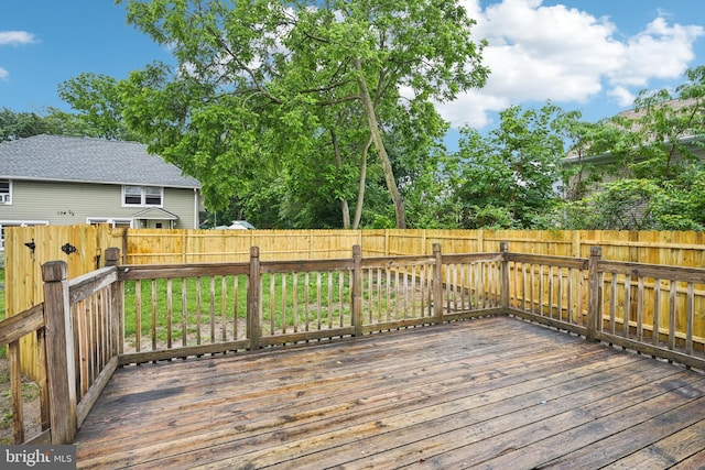 134 S Main St, Glassboro, NJ 08028 - deck with a fenced backyard