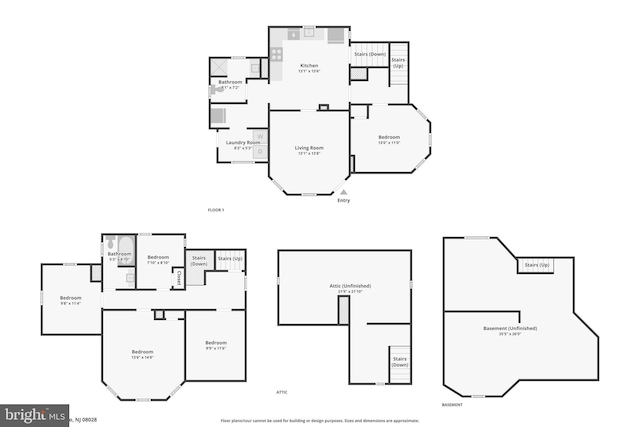 134 S Main St, Glassboro, NJ 08028 - view of home floor plan