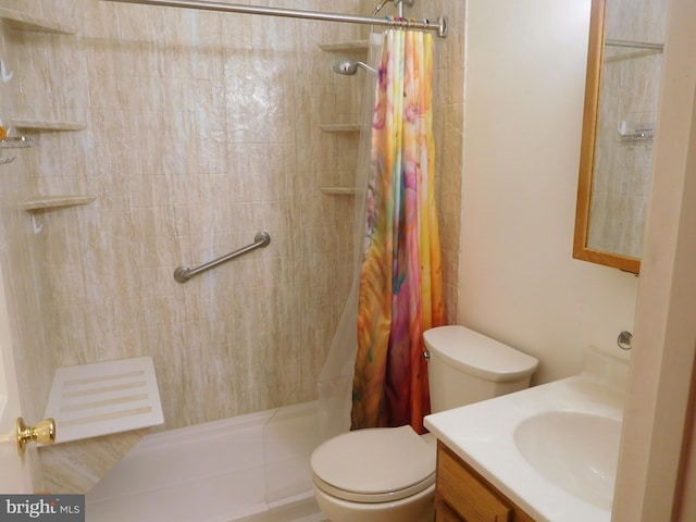 7799 Outing Ave, Pasadena, MD 21122 - bathroom with vanity and tiled shower