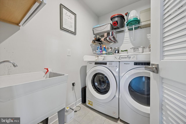 92 Senators Way, Berlin, NJ 08009 - laundry room with tile patterned floors and washing machine and clothes dryer