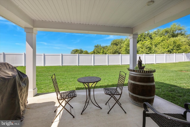 92 Senators Way, Berlin, NJ 08009 - fenced backyard featuring a patio area and grilling area
