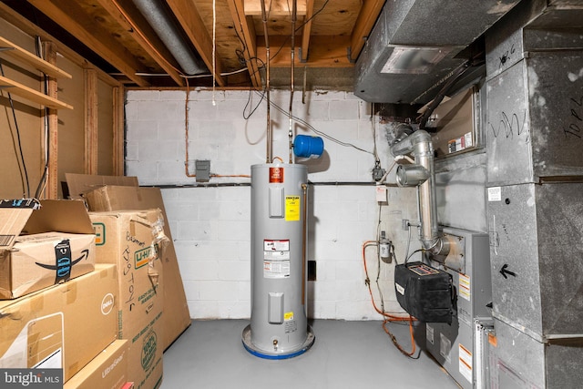 24411 Kakae Dr, Damascus, MD 20872 - utilities with electric water heater and heating unit