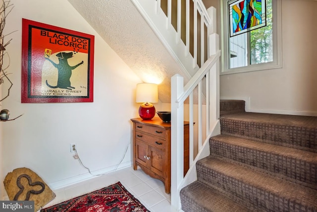 84 Windbrooke Cir Unit 84, Gaithersburg, MD 20879 - stairs with tile patterned floors and baseboards