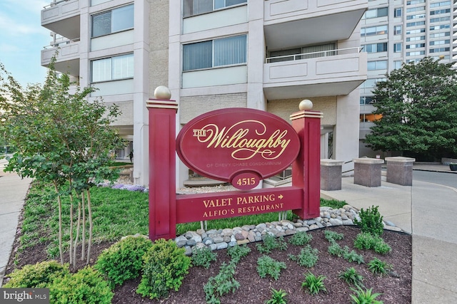 4515 Willard Ave Unit 1111S, Chevy Chase, MD 20815 - view of community / neighborhood sign
