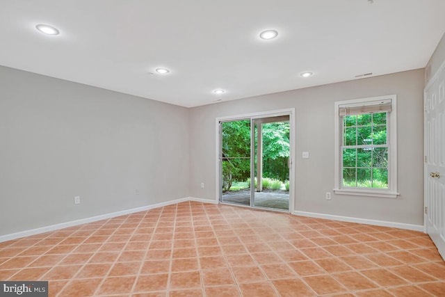 1403 Peregrine Path, Arnold, MD 21012 - spare room featuring baseboards and recessed lighting